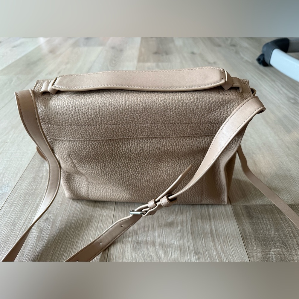 AllSaints Cami Leather Shoulder Bag - Natural - Picture 4 of 10
